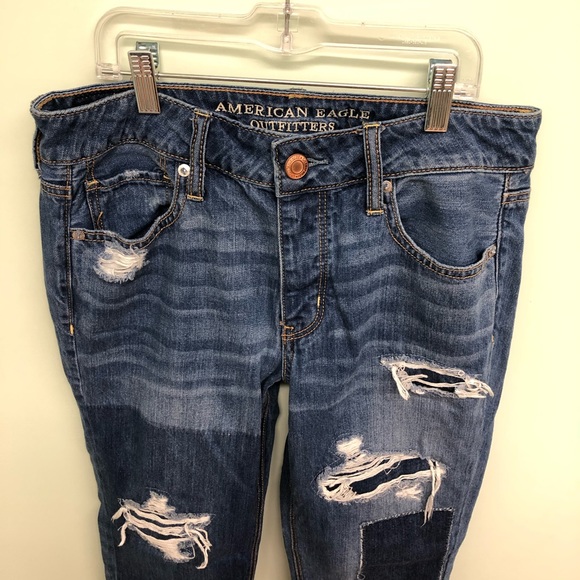 American Eagle TomGirl Jeans | Size 4 Regular - Picture 5 of 8